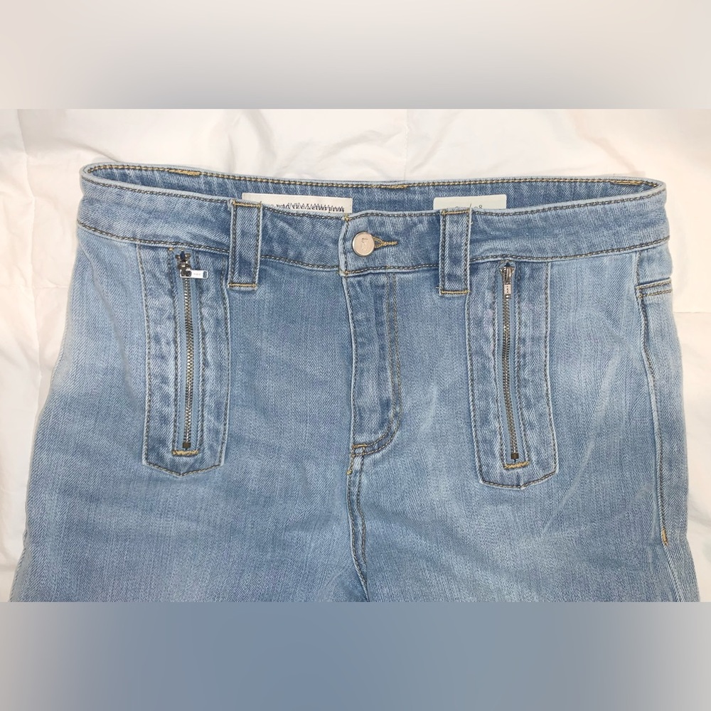 Anthropologie Pilcro Letterpress high waist wide leg jeans women’s size 28 - Picture 13 of 15